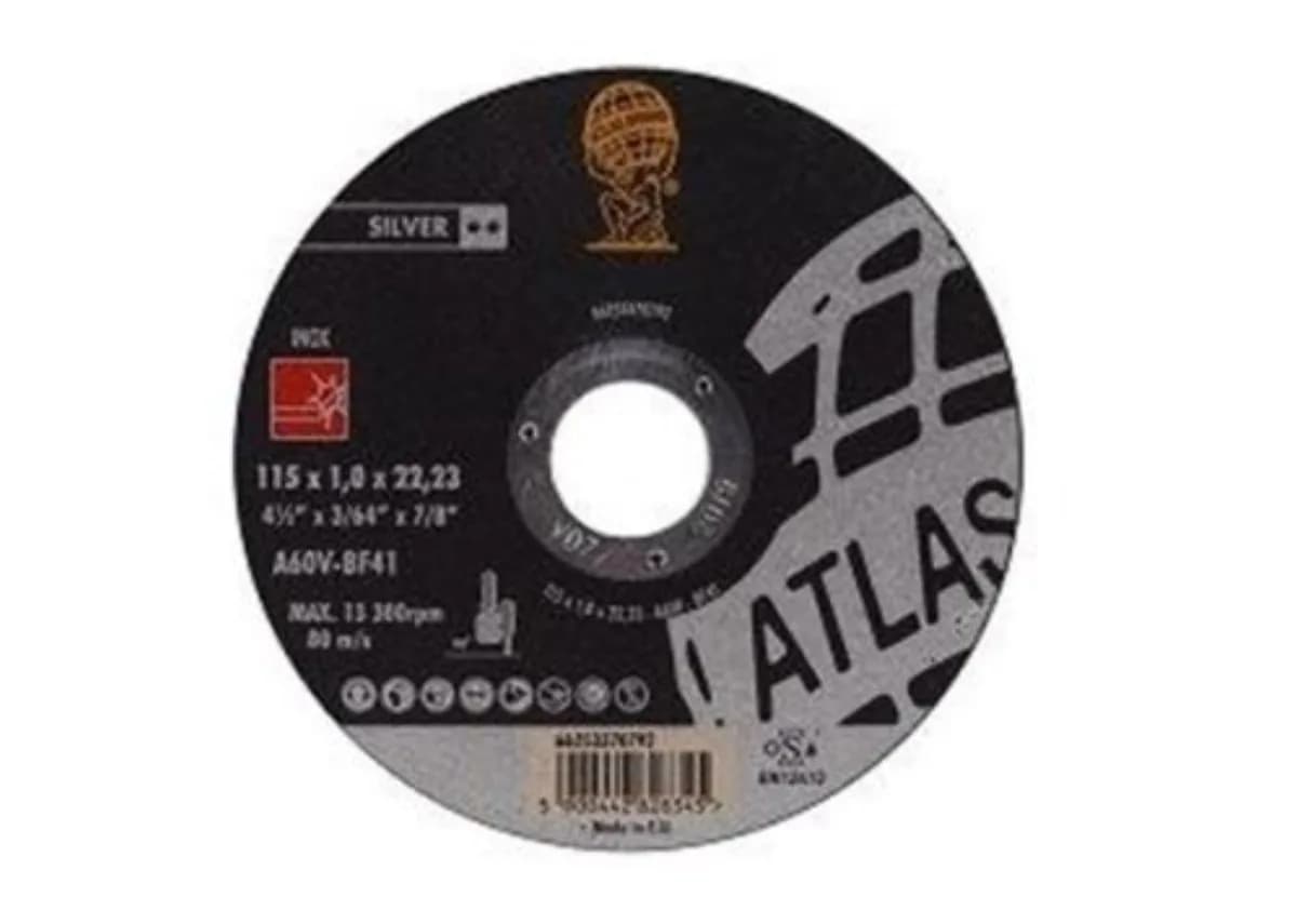 Atlas İnox Kesici Disk 115 mm