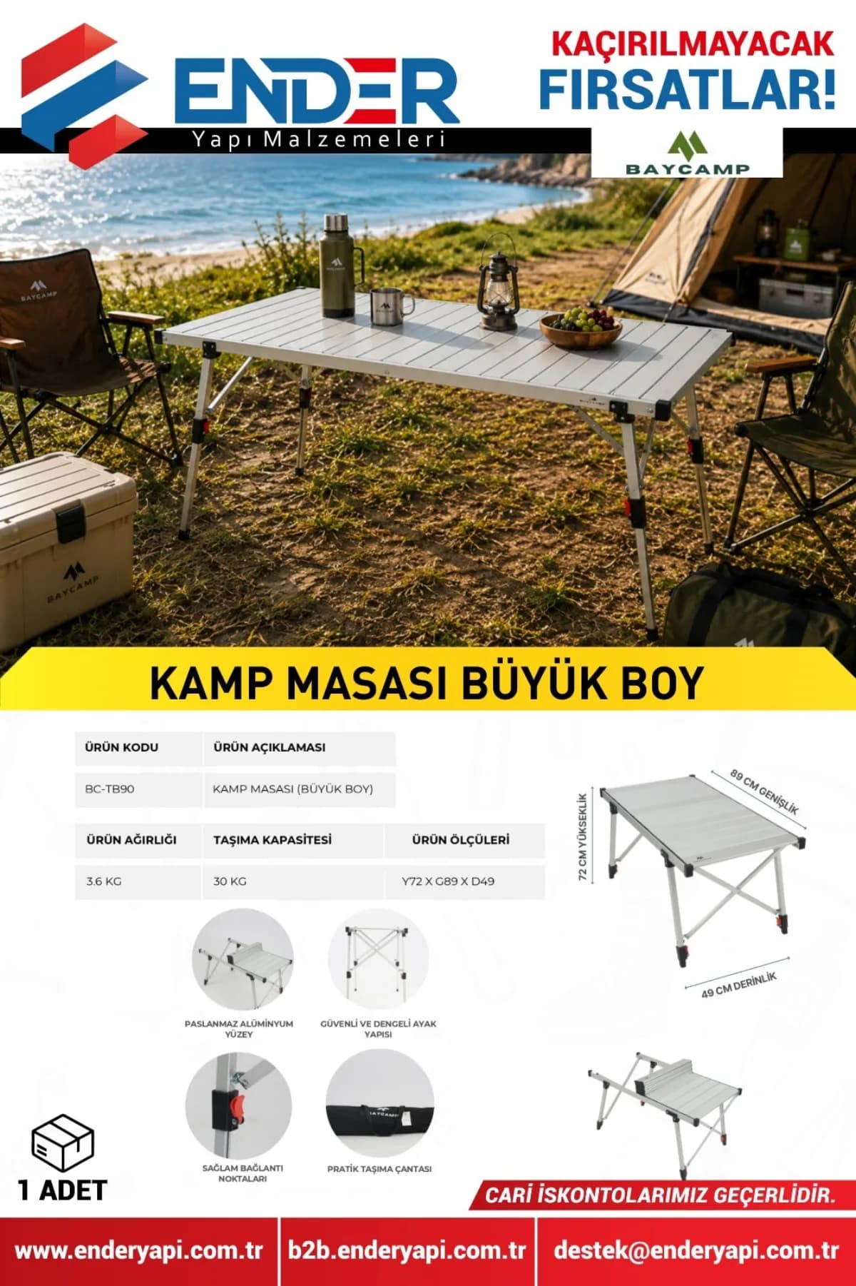 Baycamp Kamp Masası