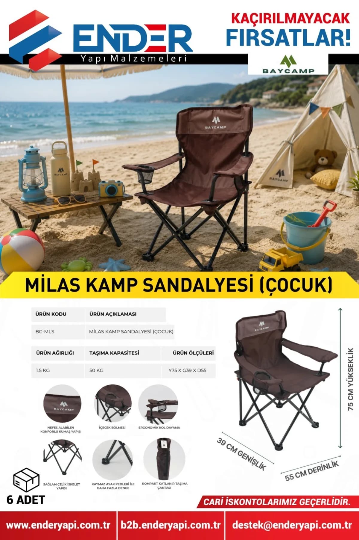 Baycamp Milas Kamp Sandalyesi
