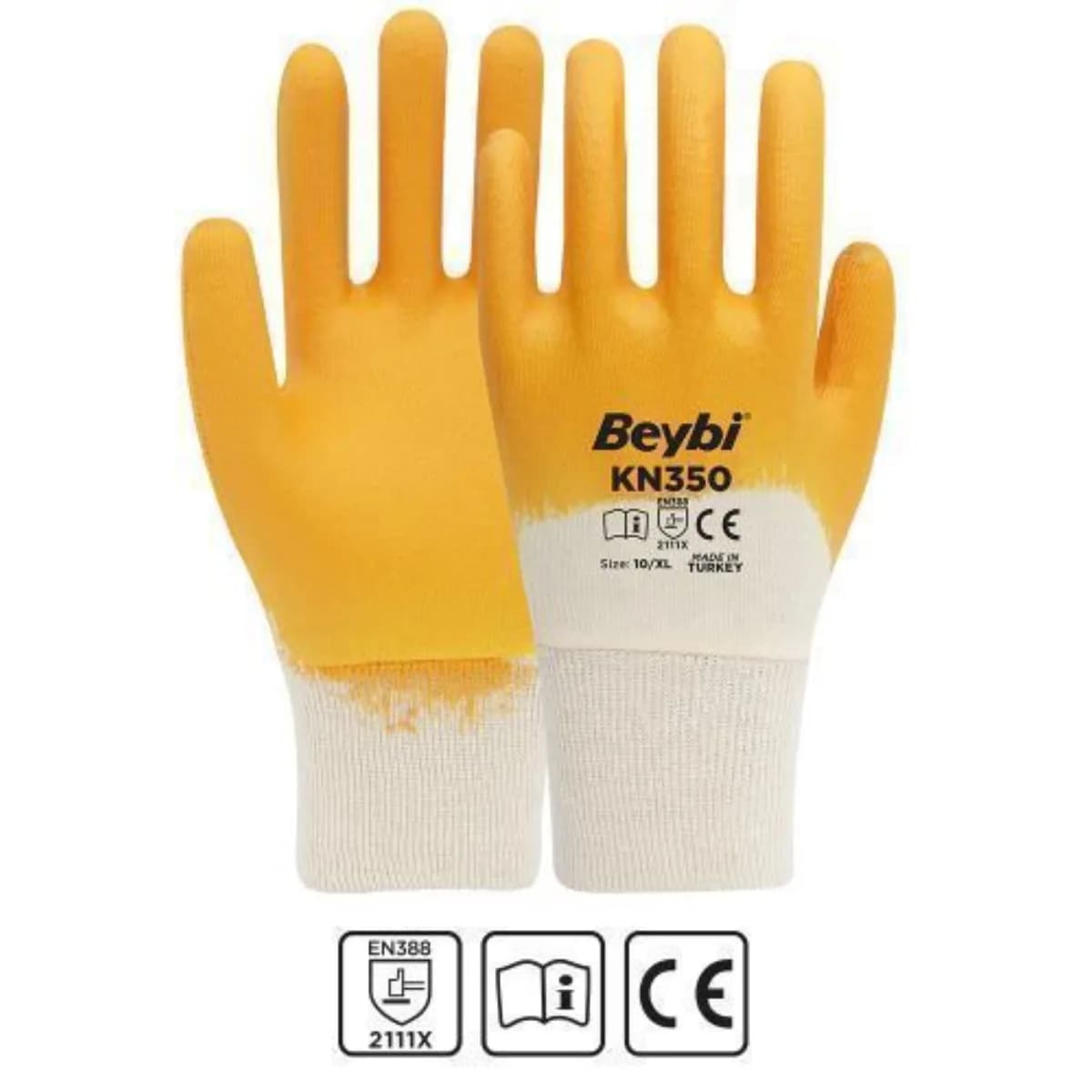 Beybi KN 350 Sarı İş Eldiveni