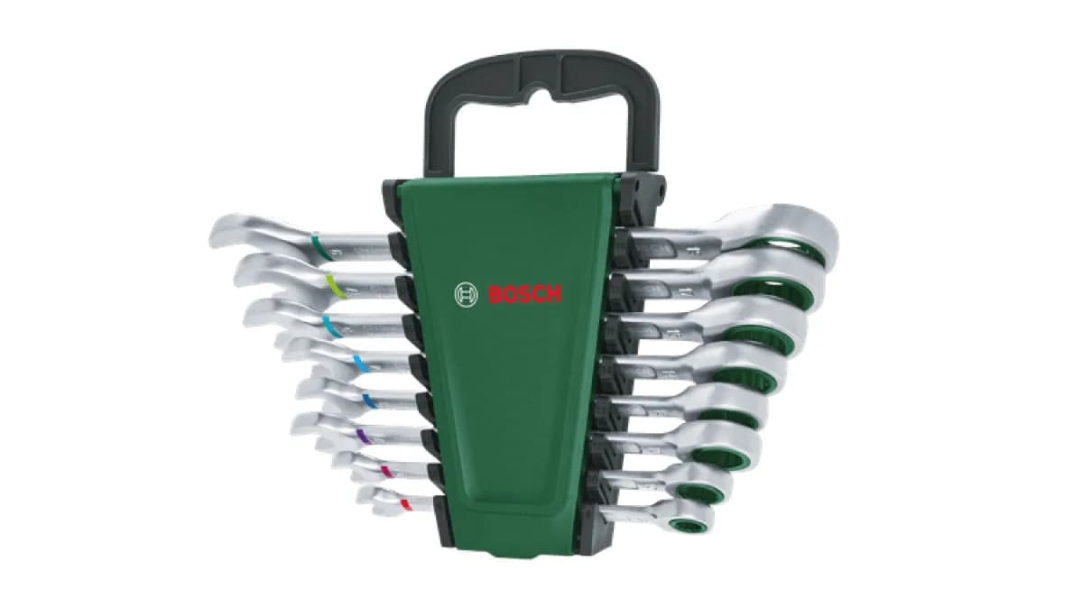 Bosch Cırcırlı Kombine Anahtar Seti 8 Parça