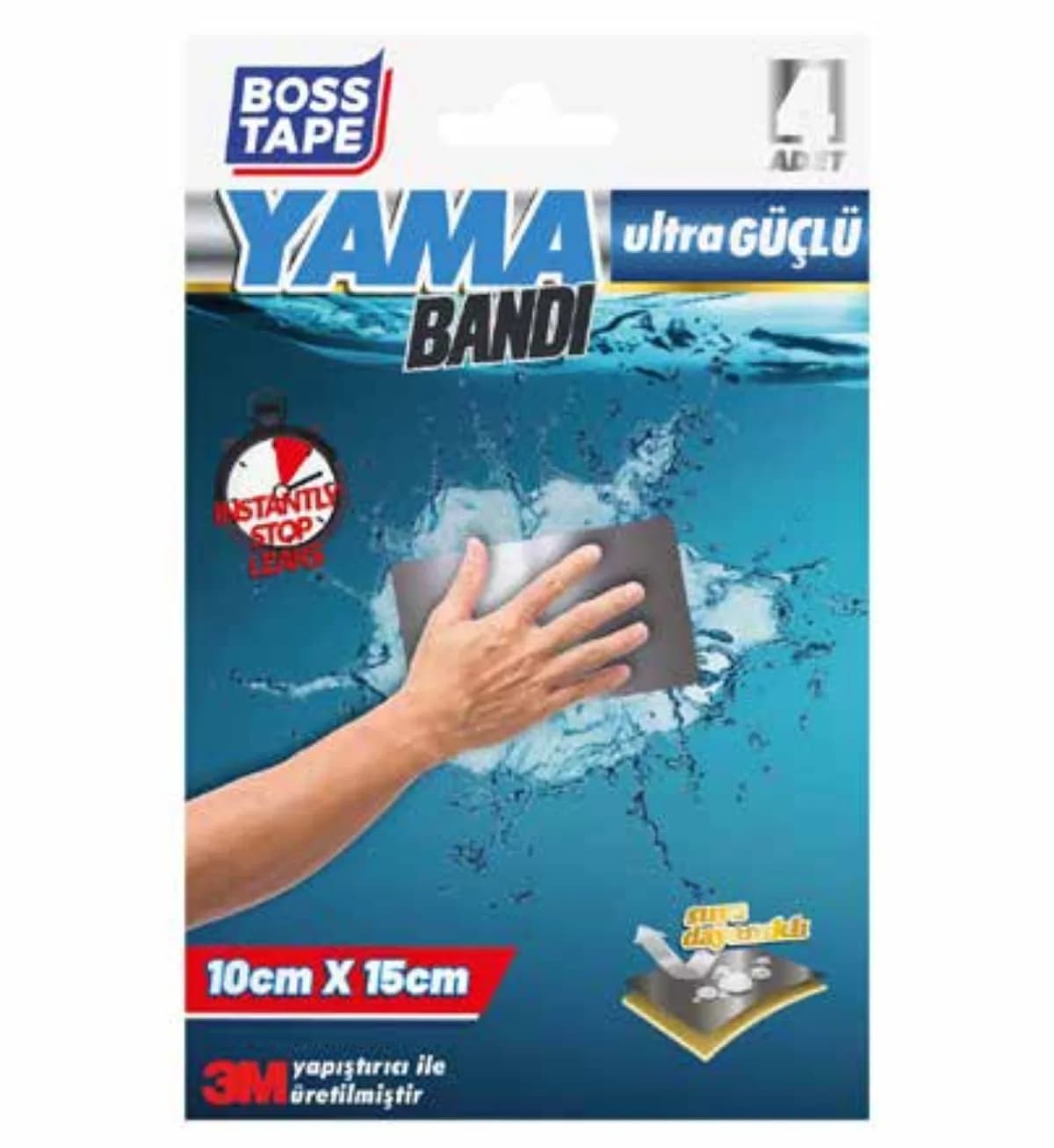 Bosstape Yama Bandı 100x150 mm 4'lü Paket