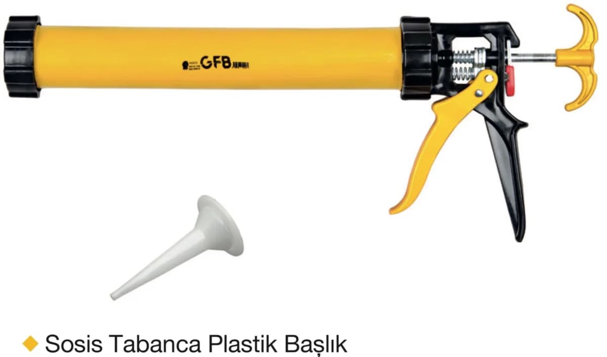GFB Plastik Gövde Sosis Silikon Tabancası 600 ml