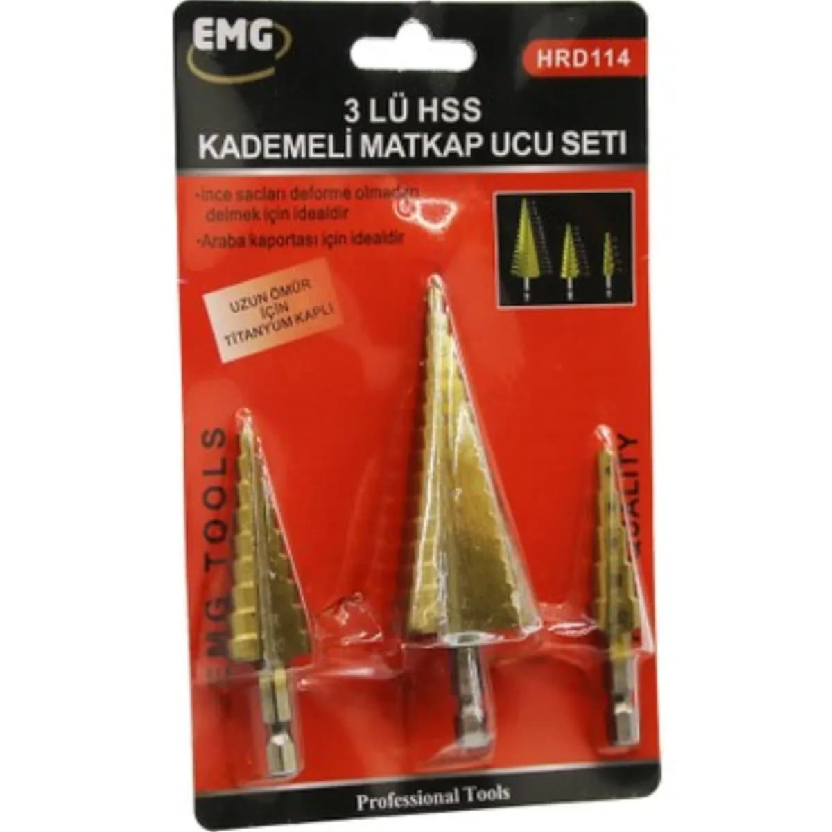 GFB Kademeli Matkap Ucu Takımı