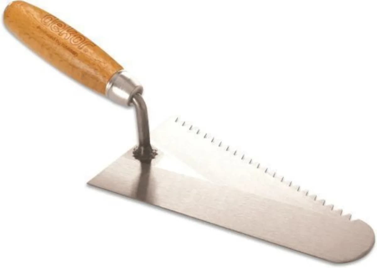 Hassan Beyaz Tuğla Malası Ahşap Sap 22 cm