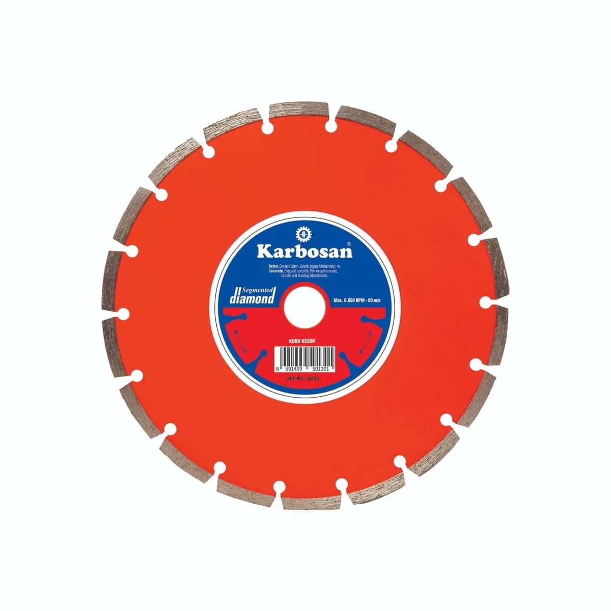 Karbosan 8100 Segmentli Beton Kesici Elmas Disk