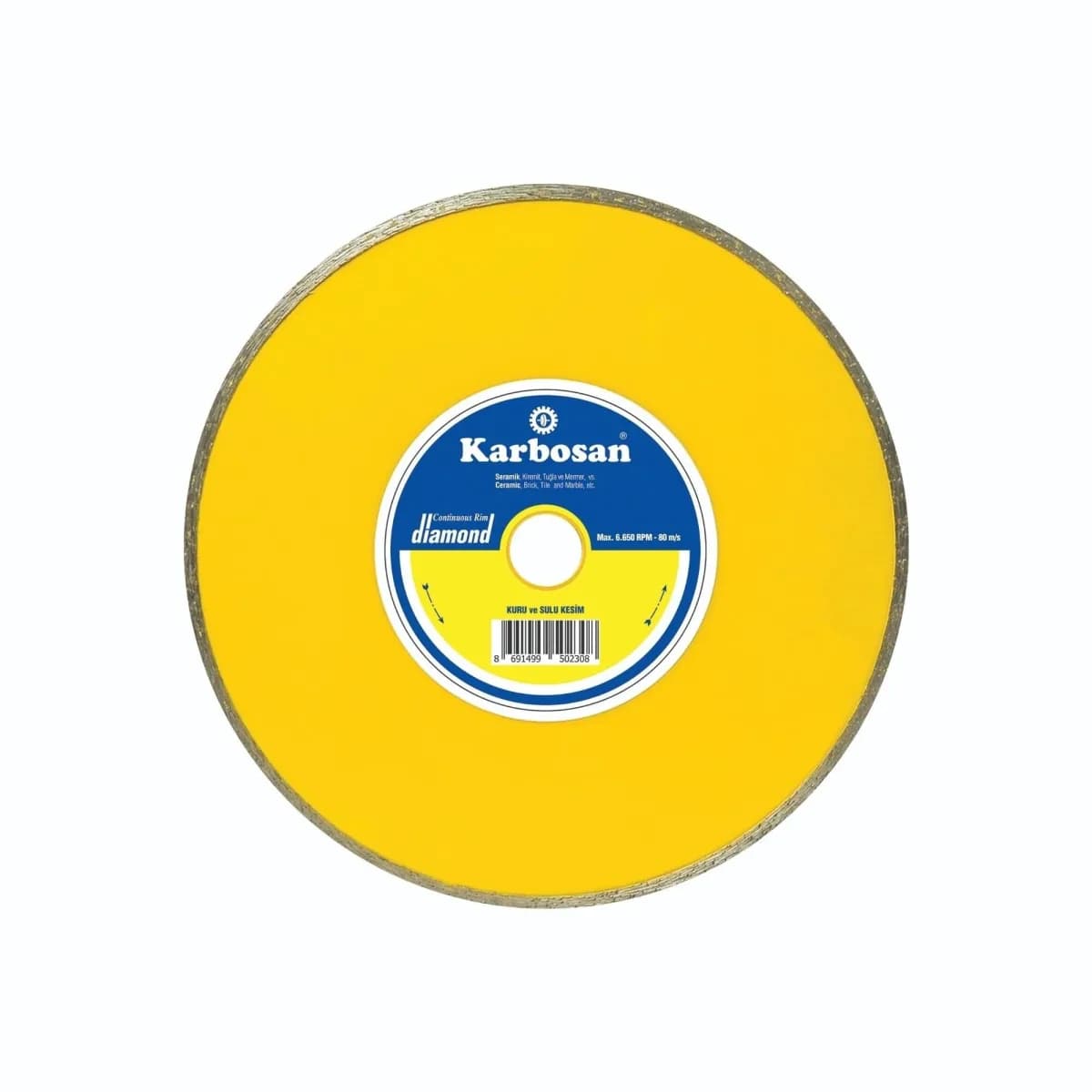 Karbosan 8200 Fayans Granit Sürekli Kesici Elmas Disk