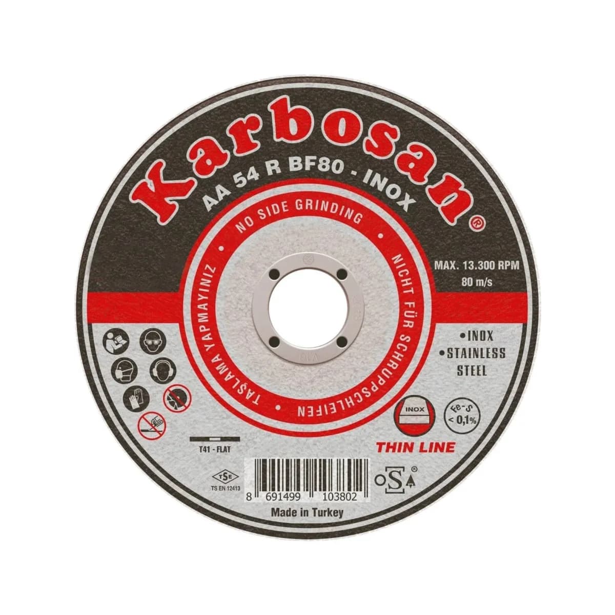 Karbosan İnox Kesici Disk