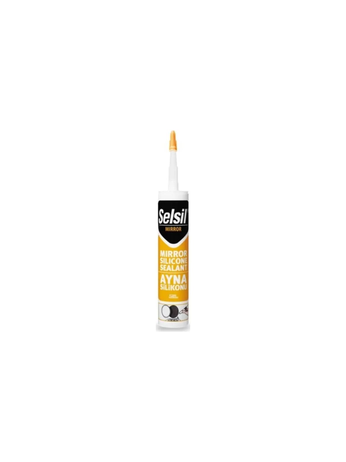Selsil Ayna Silikonu Şeffaf 280 ml