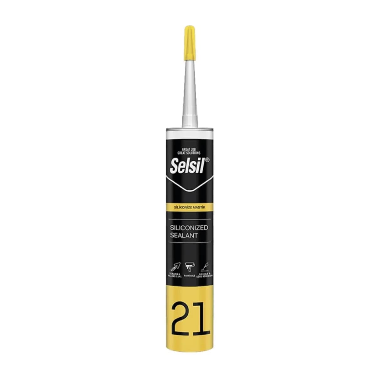 Selsil Silikonize Mastik 500 g