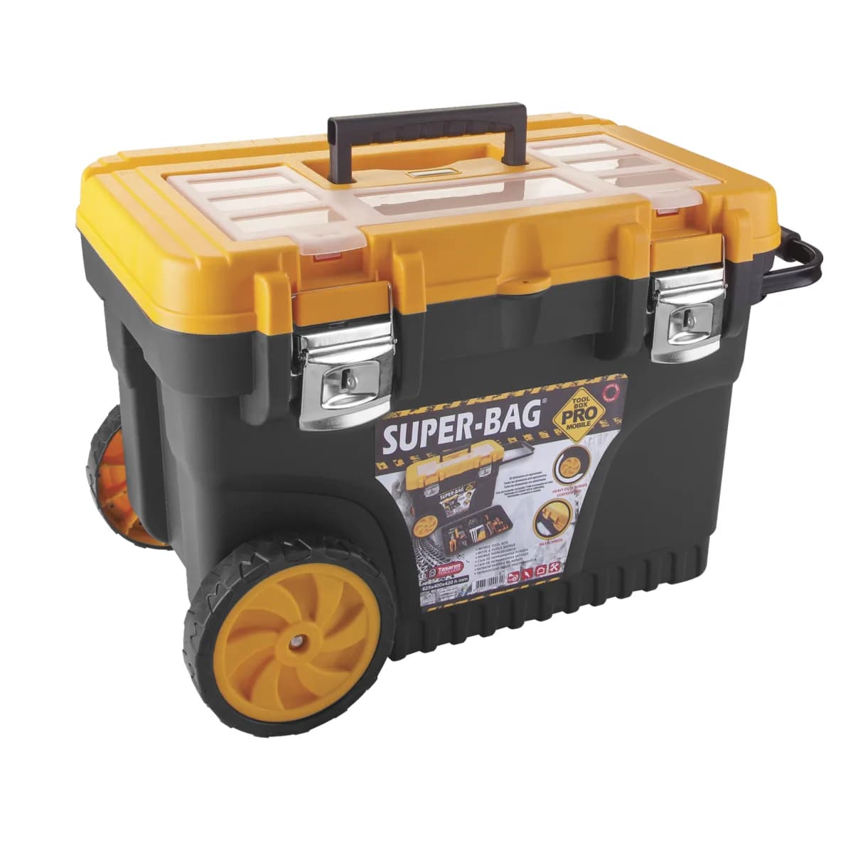 Superbag Tekerlekli Metal Kilitli Mobil Takım Çantası