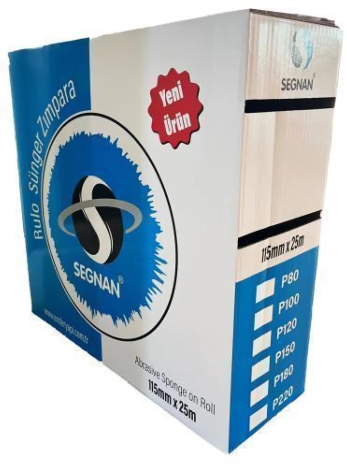 Segnan Rulo Sünger Zımpara 115 mm x 25 m