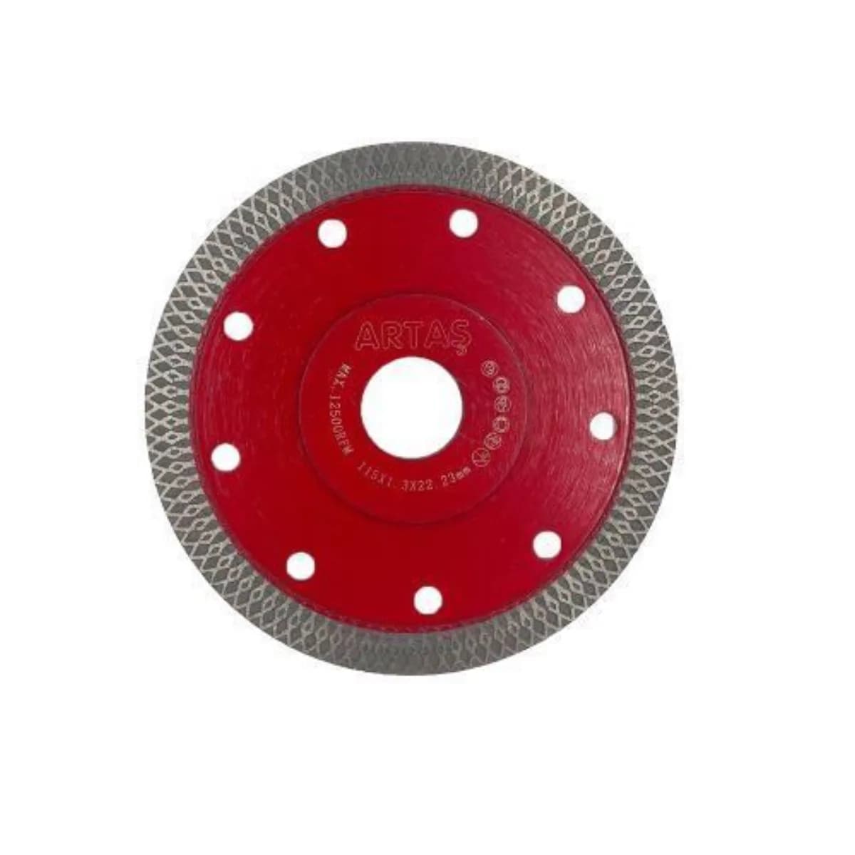 Artaş Ultra İnce Çapraz Diş Hassas Kesim Diski 115 mm