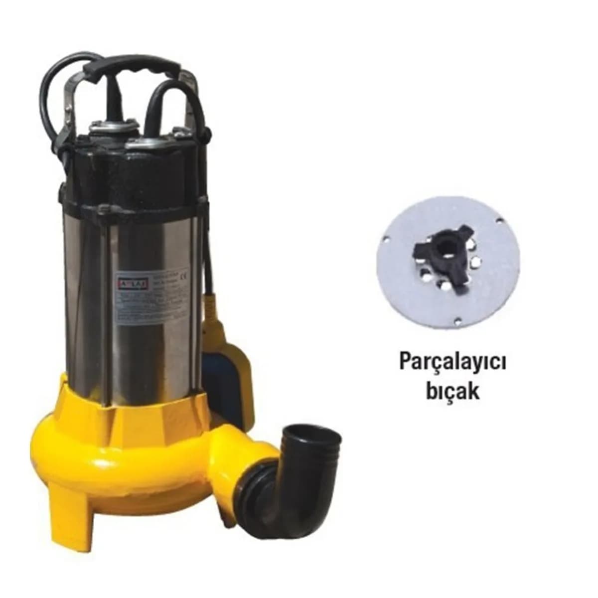 Atlas Bıçaklı Atık Su Pompası 1,5 HP V1100D-F