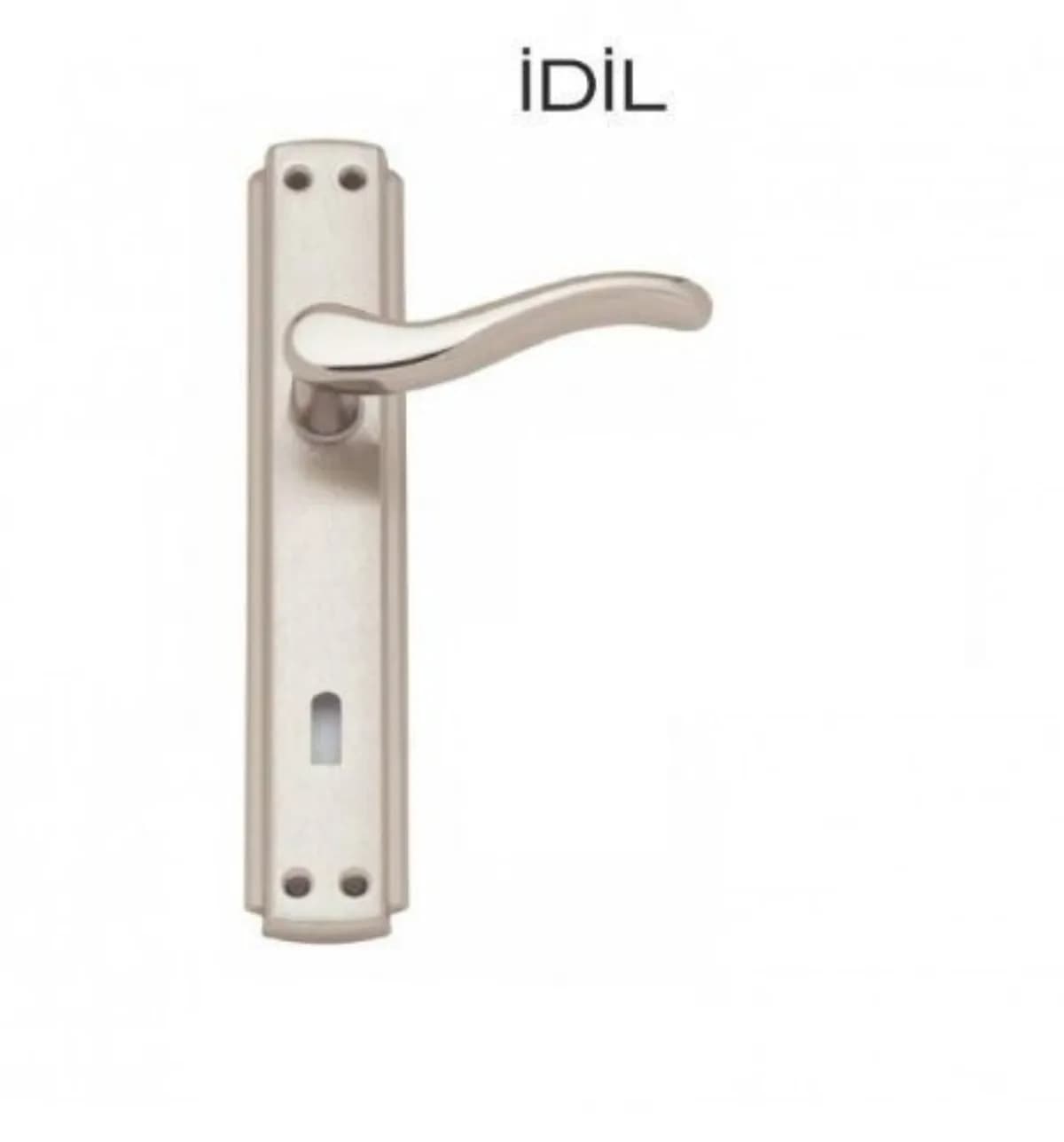Koral İdil Yale Kapı Kolu Nikel Saten
