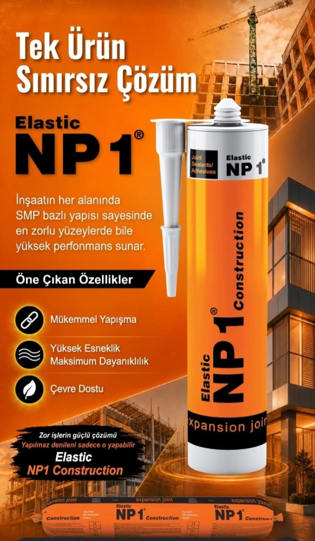 NP1 Construction Mastik 290 ml