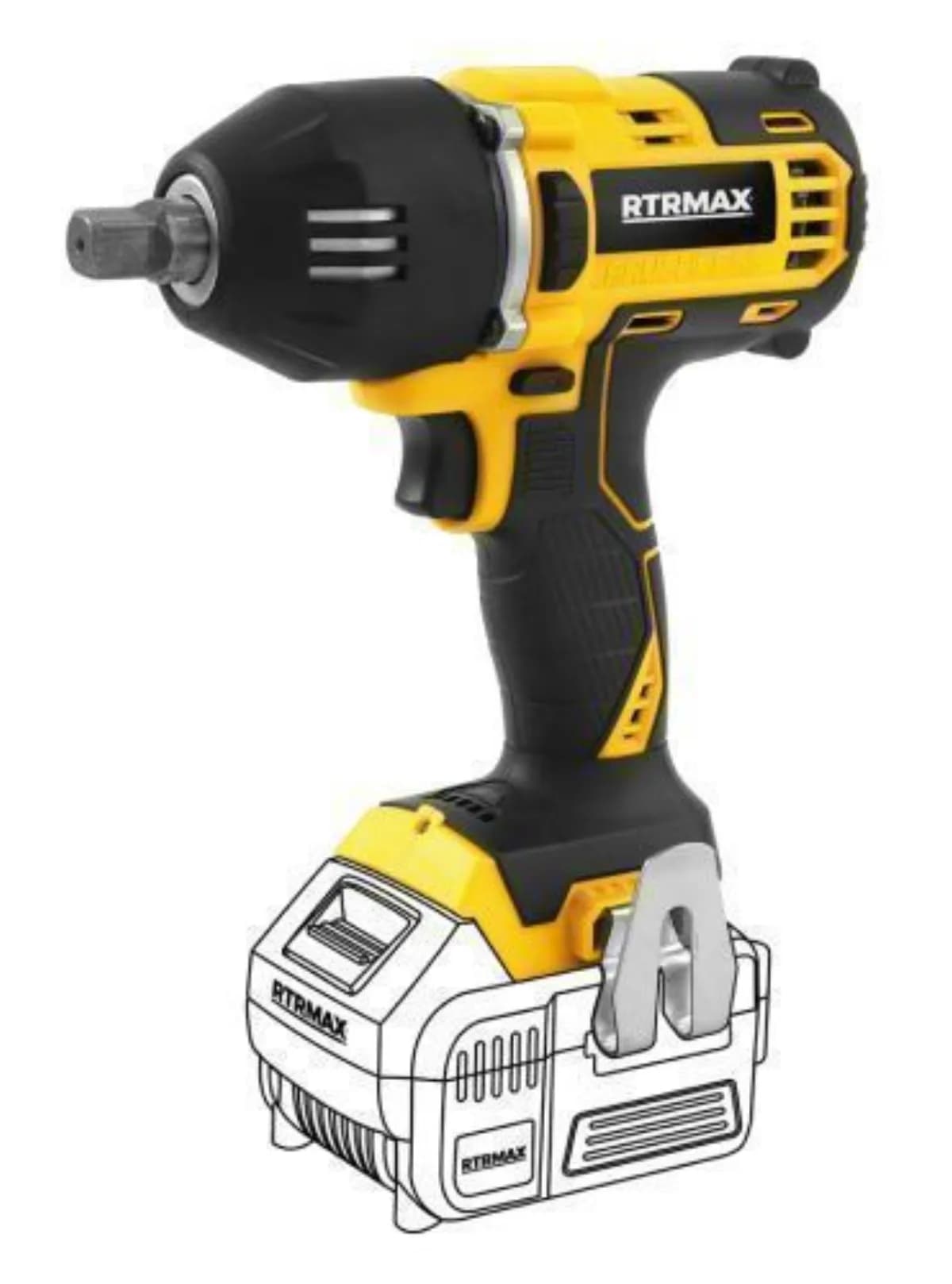 RTR Max RTX 2029B Akülü Somun Sıkma 5 Kademe (Aküsüz)