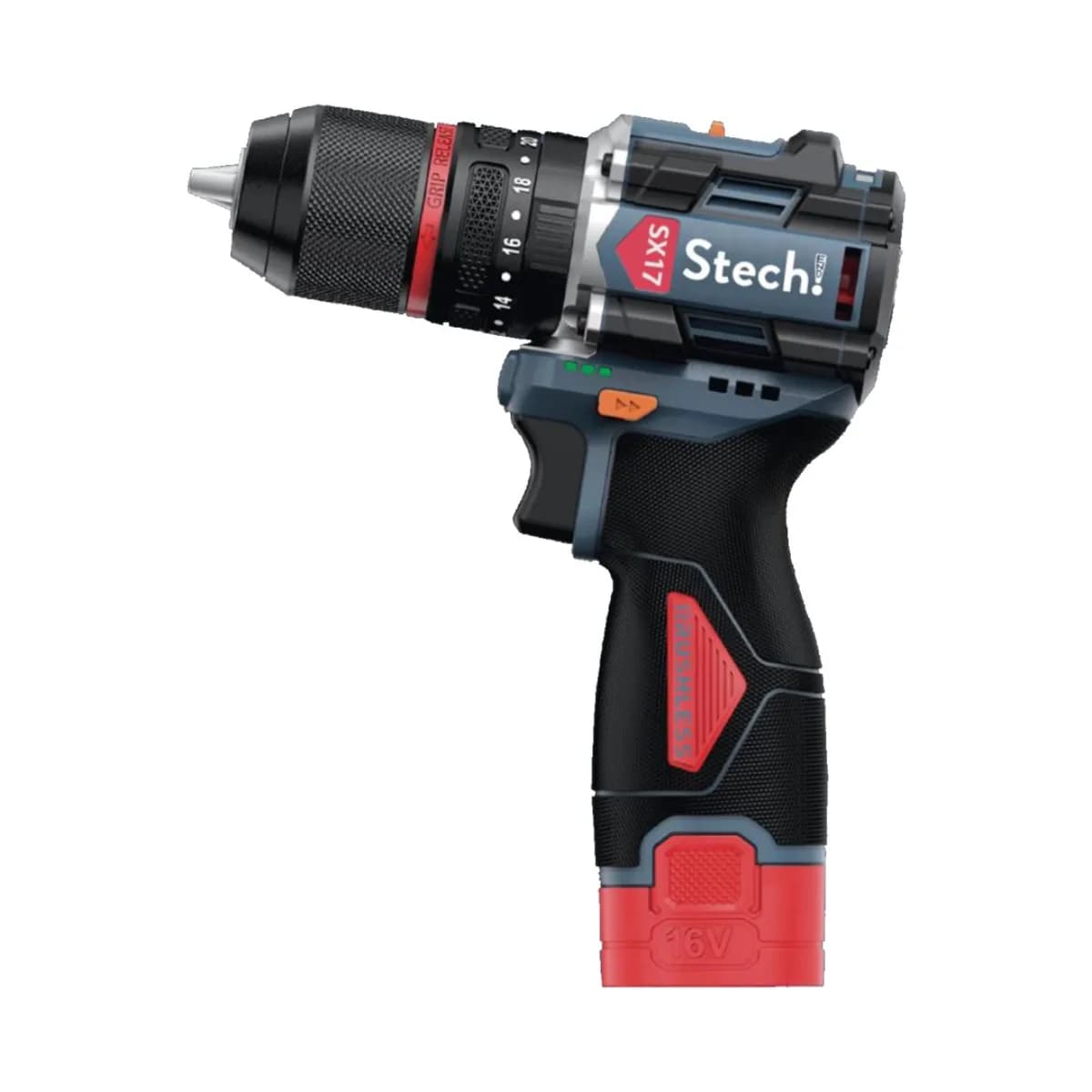Stechend SX17 Akülü Darbeli Matkap 2 Ah