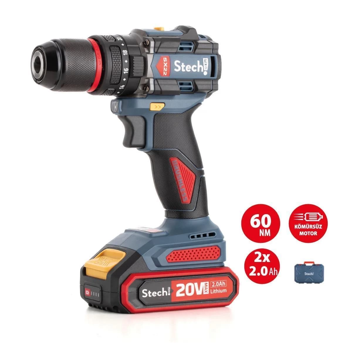Stechend SX22 Akülü Darbeli Matkap
