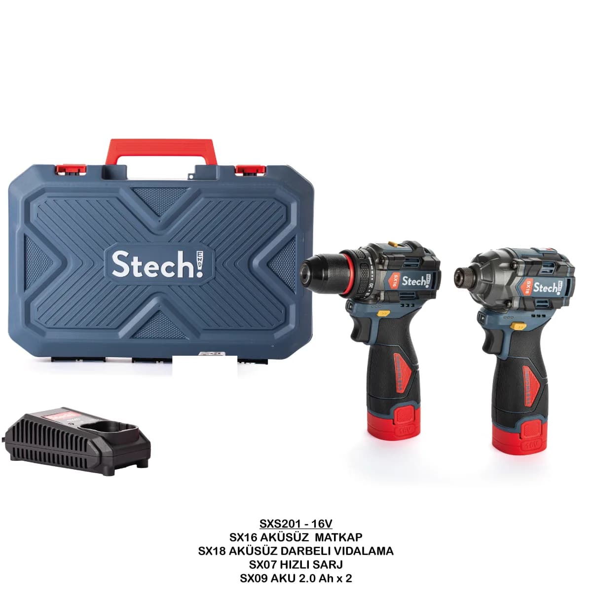 Stechend SXS 201 Akülü Set 16 V (SX16 + SX18)