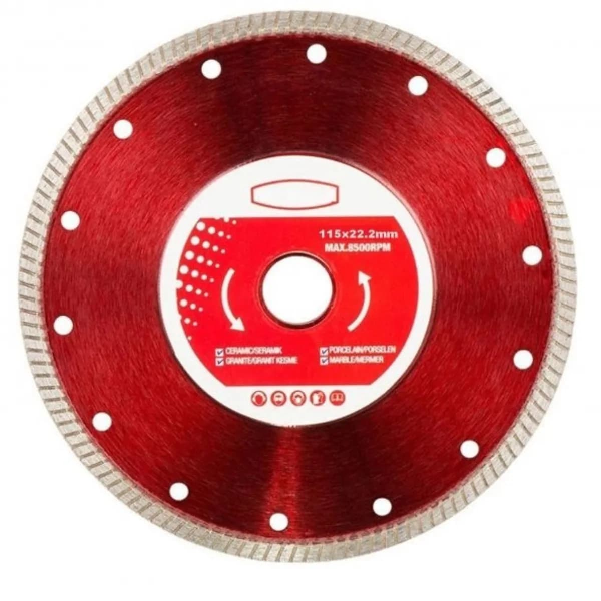 Ecole İnce Hassas Turbo Kesim Diski 115 mm